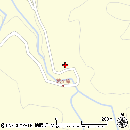 熊本県阿蘇市山田茗ケ原周辺の地図
