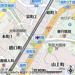 三井住友銀行大牟田支店 ＡＴＭ周辺の地図