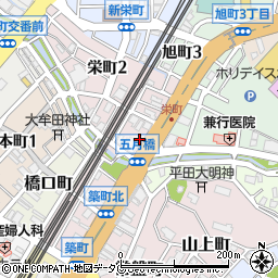 ＧＳパーク大牟田駐車場周辺の地図