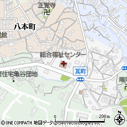 大牟田市社会福祉協議会総合福祉センター周辺の地図