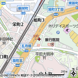西日本シティ銀行大牟田支店周辺の地図