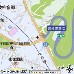 リンガーハット長崎東彼杵店周辺の地図