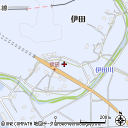 高知県黒潮町（幡多郡）伊田周辺の地図