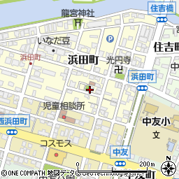 浜田町公園周辺の地図