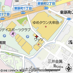 リンガーハットゆめタウン大牟田店周辺の地図
