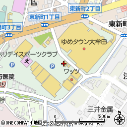 クートグレディブリリアンゆめタウン大牟田店周辺の地図