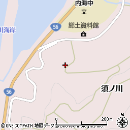 愛媛県南宇和郡愛南町須ノ川1048周辺の地図