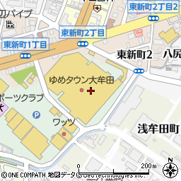 福岡銀行ゆめタウン大牟田 ＡＴＭ周辺の地図