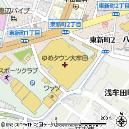 コムサイズム大牟田ゆめタウン周辺の地図
