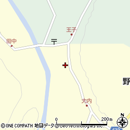 大分県臼杵市野津町大字王子74周辺の地図