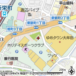 とんかつ浜かつ大牟田ゆめタウン店周辺の地図