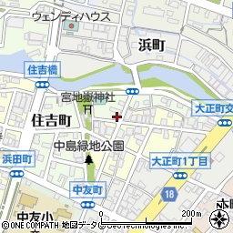 西日本酒道場周辺の地図