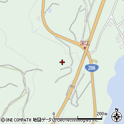 長崎県西海市西彼町小迎郷32周辺の地図