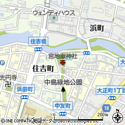 宮地嶽神社周辺の地図