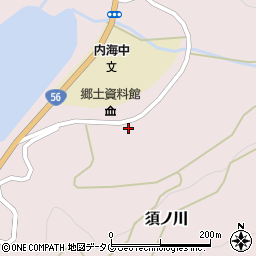 愛媛県南宇和郡愛南町須ノ川715周辺の地図