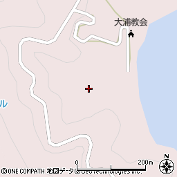 長崎県南松浦郡新上五島町小串郷21周辺の地図