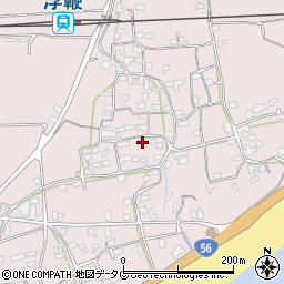 高知県幡多郡黒潮町浮鞭1989周辺の地図
