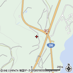 長崎県西海市西彼町小迎郷2422周辺の地図