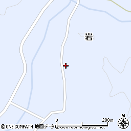 熊本県玉名郡和水町岩2576周辺の地図