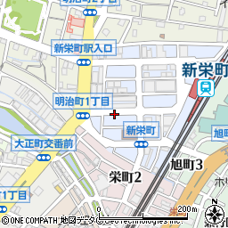 新栄町南通り周辺の地図