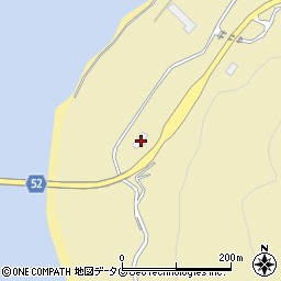 長崎県西海市西海町中浦北郷1665周辺の地図