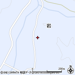 熊本県玉名郡和水町岩2574周辺の地図