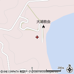 長崎県南松浦郡新上五島町小串郷71周辺の地図