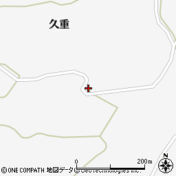 熊本県玉名郡南関町久重1652周辺の地図