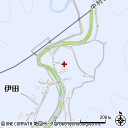 高知県幡多郡黒潮町伊田2096周辺の地図