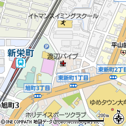 渡辺パイプ株式会社　大牟田サービスセンター周辺の地図