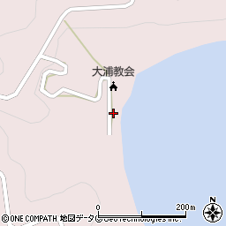 長崎県南松浦郡新上五島町小串郷72周辺の地図