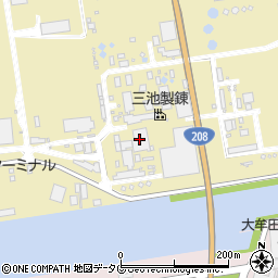 株式会社三池製錬　横須・熔錬工場周辺の地図