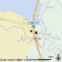 長崎県西海市西海町中浦北郷1810周辺の地図