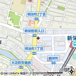 黒田家草木饅頭新栄町店周辺の地図