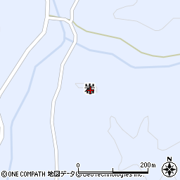 熊本県玉名郡和水町岩周辺の地図