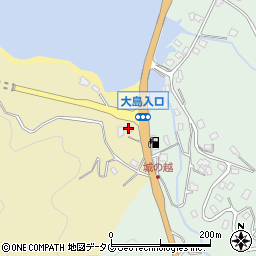 長崎県西海市西海町中浦北郷1809周辺の地図