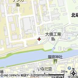 株式会社日新　大牟田営業所周辺の地図