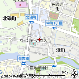 福岡県大牟田市浜町9周辺の地図