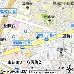 福岡県大牟田市鳥塚町1周辺の地図