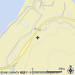 長崎県西海市西海町中浦北郷1723周辺の地図
