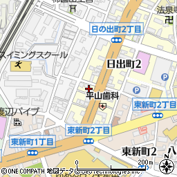 福岡県大牟田市日出町1丁目3周辺の地図