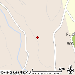 熊本県菊池市龍門中片周辺の地図