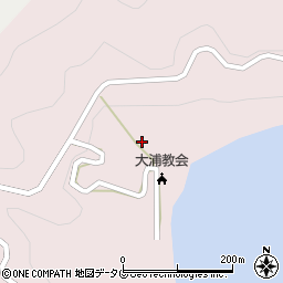 長崎県南松浦郡新上五島町小串郷105周辺の地図