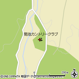 菊池カントリークラブ周辺の地図