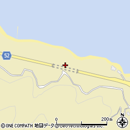 呼子トンネル周辺の地図