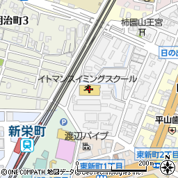 イトマンスイミングスクール　大牟田校周辺の地図