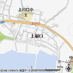 高知県黒潮町（幡多郡）上川口周辺の地図