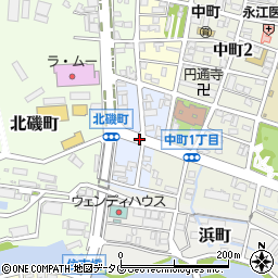 福岡県大牟田市天神町周辺の地図