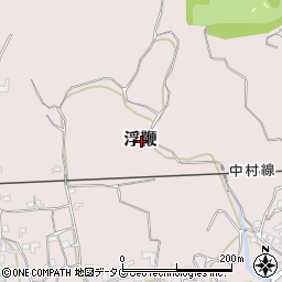 高知県幡多郡黒潮町浮鞭周辺の地図