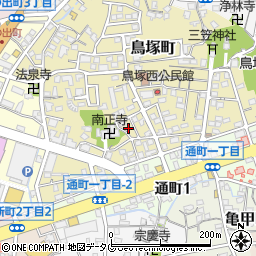 福岡県大牟田市鳥塚町18周辺の地図